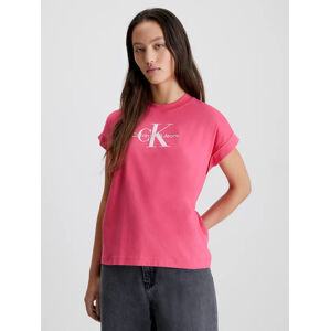 Calvin Klein dámské růžové tričko - L (XI1)